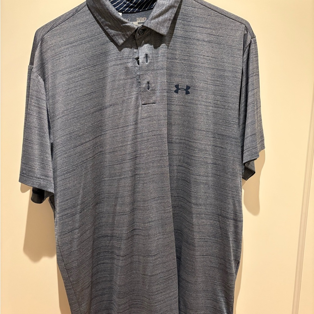 Under Armour Gray Performance Polo Shirt